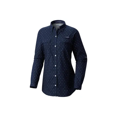 Columbia Shirt Women's Marine Blue