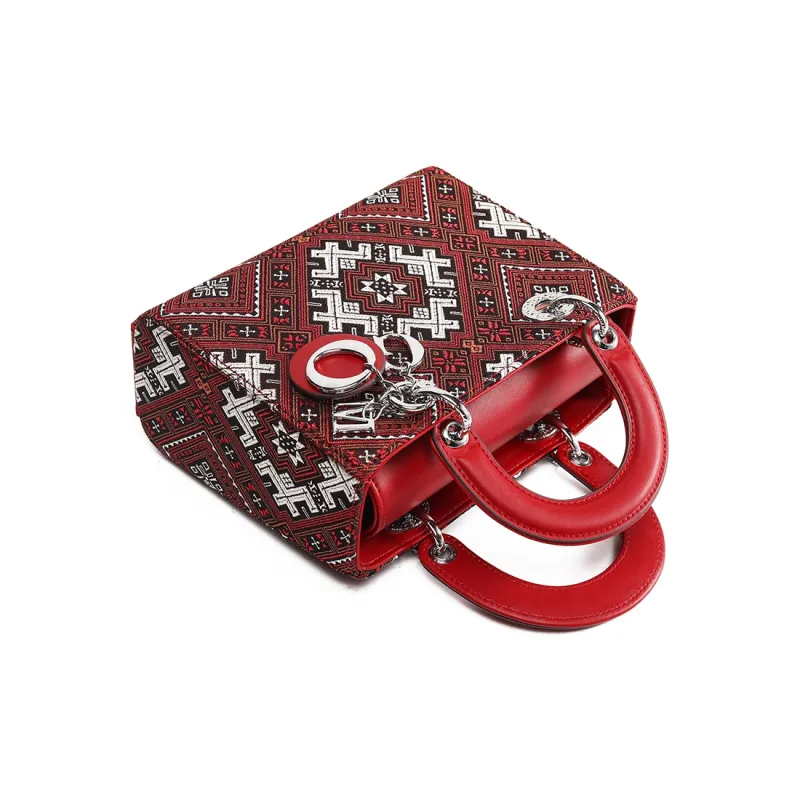 MISS GAIL Synthetic Leather Shoulder Bag, Crossbody Bag, Handbag Women's Red-7