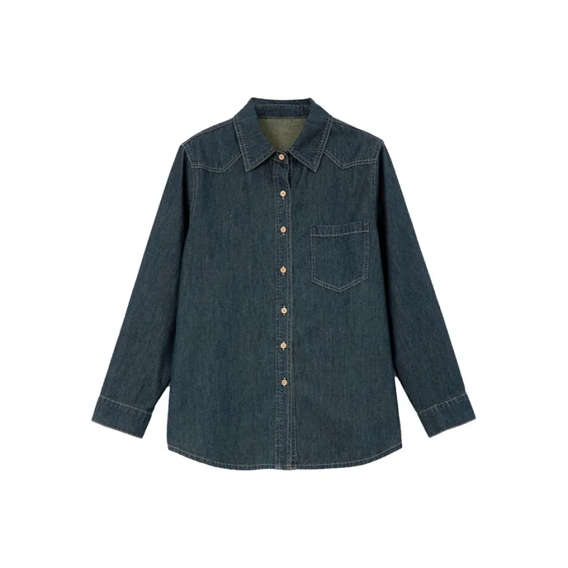VIMLY Shirts Women's Dark Blue-0