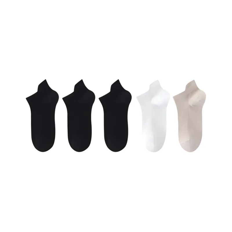 H YXIANG Ankle Socks Women's 5 Pack-19