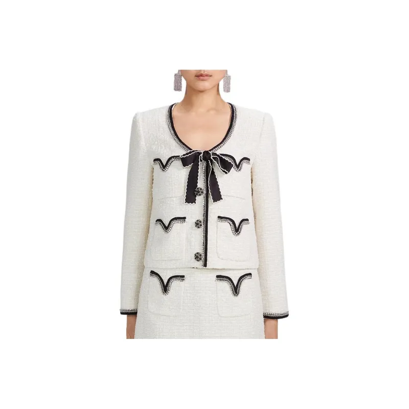Self portrait FW22 Jacket Women's White-0