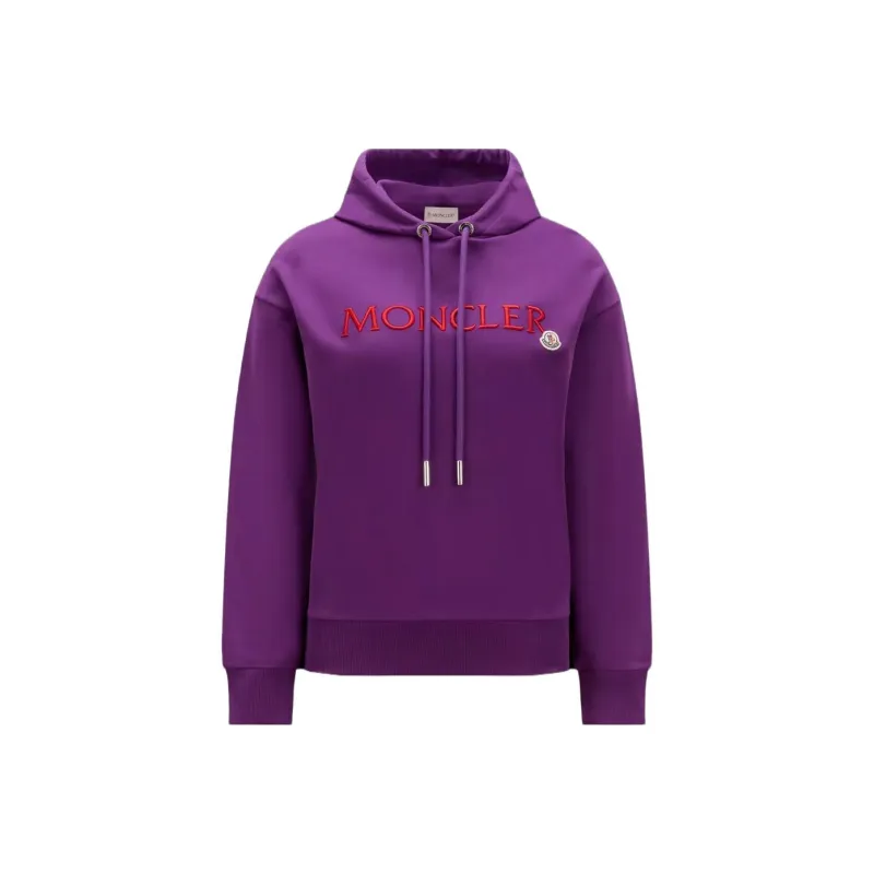 Moncler Logo Embroidered Drawstring Hoodie-0