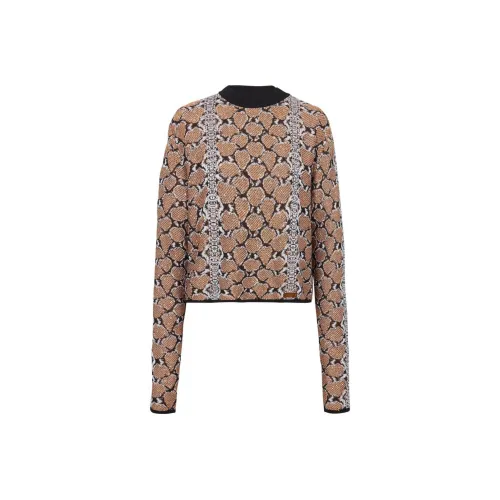 BALMAIN Python jacquard Glittered Jumper