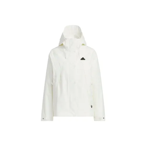 Adidas CITY ESCAPE 3 In 1 Fleece Jacket Jackets Coats Women's Jade White