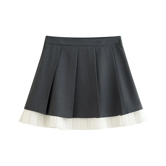 Inman Casual Short Skirts Women's Noble Gray-1