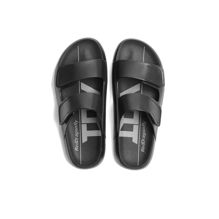 RED DRAGONFLY Rubber Sole Slide Slippers Women's-3