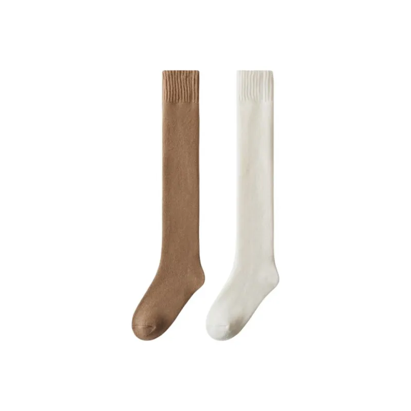 H YXIANG Mid Calf Socks Women's 2 Pack-12