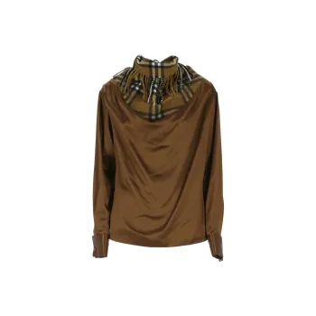 Burberry Fringe Detailed Long Sleeved Top