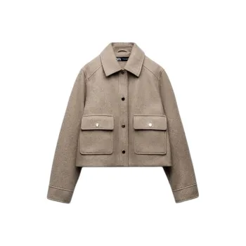 ZARA Jackets Women's Tan