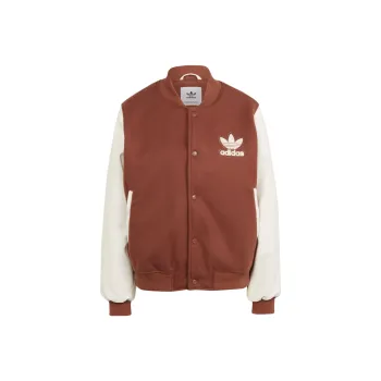Adidas Originals Vrct Graphic Jacket Jackets Coats Women's Brown