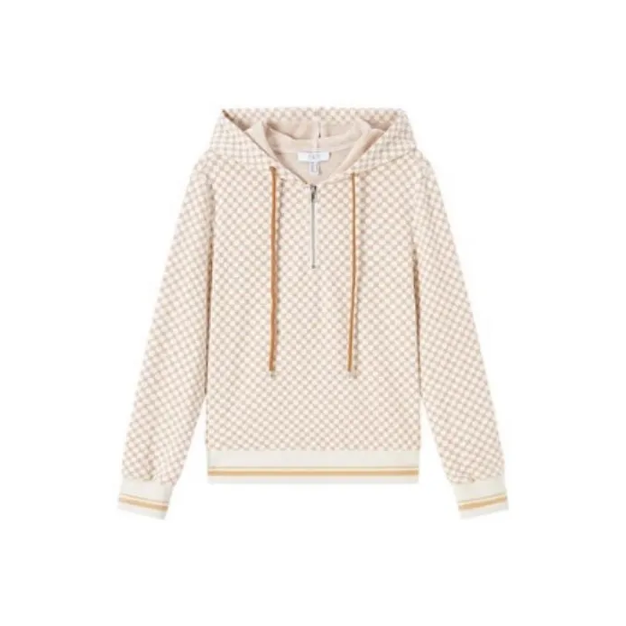FINITY Sweatshirts Women's Beige With Jacquard-0