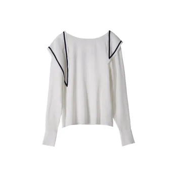 LILIXIUKE Shirt Women's Raw White