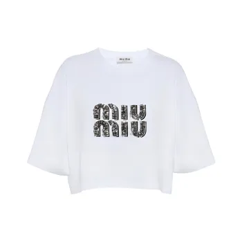 MIU MIU T Shirts Women's White