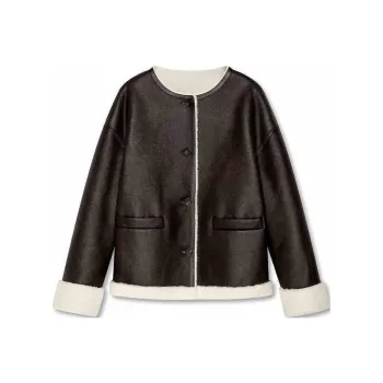DKNY FW24 Jackets Coats Women's Dark Coffee