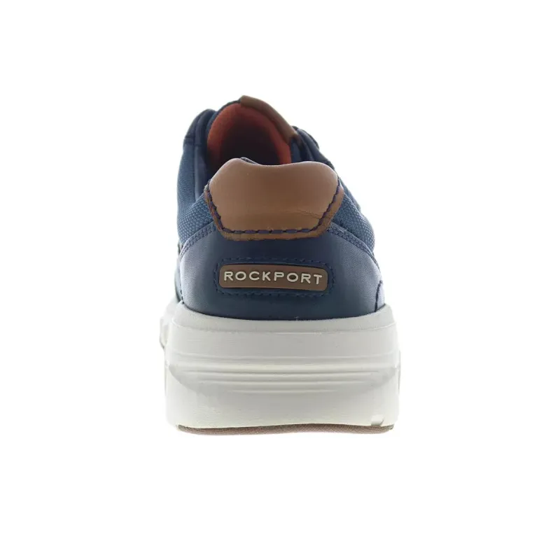 ROCKPORT Reboundx Ubal Abrasion Resistant Low Top Casual Shoes Men's Marine Blue-3