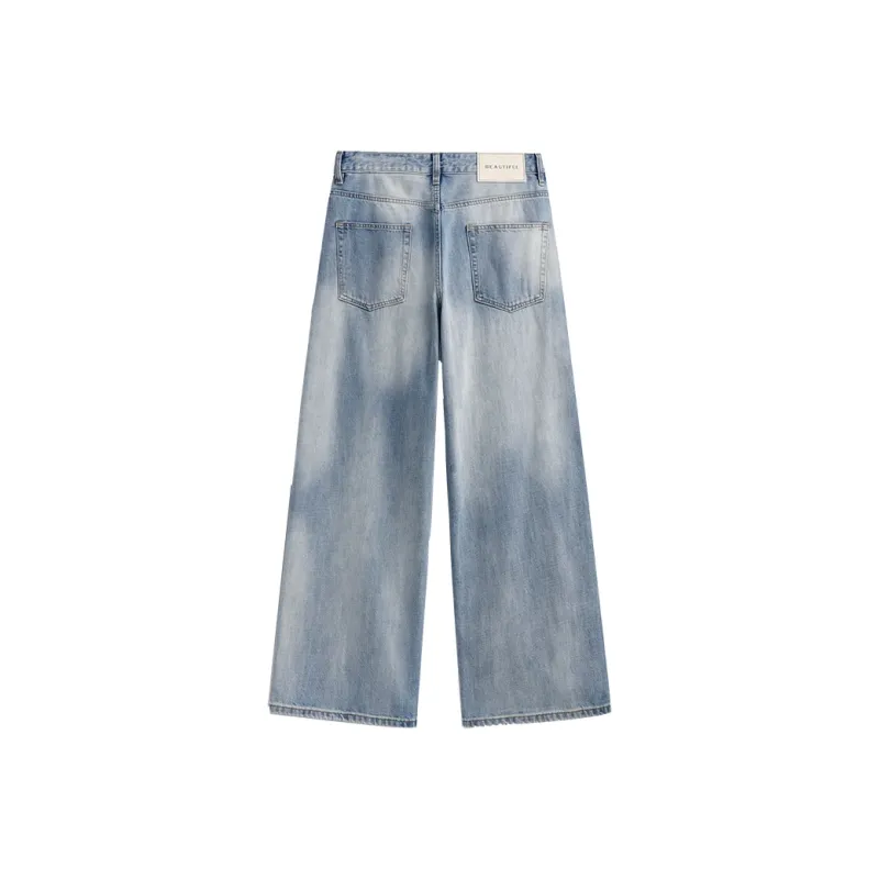 ZENGZHI Jeans Men Blue-1