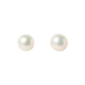 Beams Freshwater Pearl 925 Sterling Silver Earrings Women's White