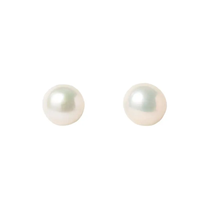 Beams Freshwater Pearl 925 Sterling Silver Earrings Women's White-0