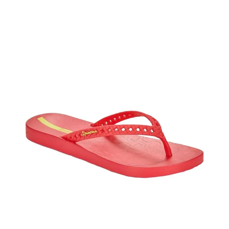 Ipanema Abrasion Resistant Flip Flops Women's Red-2