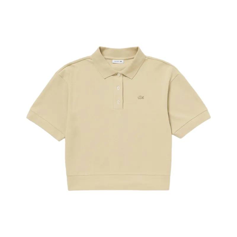 LACOSTE Polo Shirt Women's Beige-0