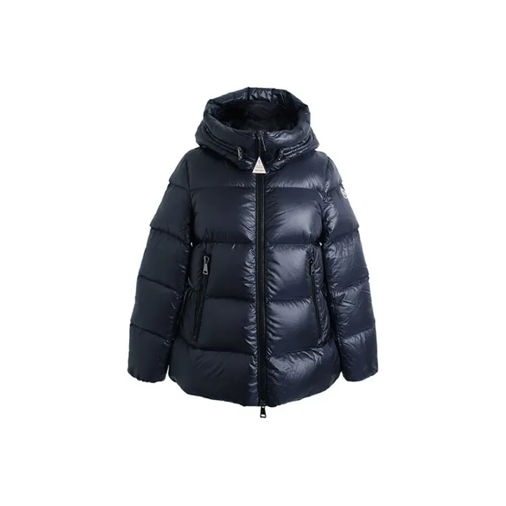 Moncler Down Jacket Women's Dark Blue-0