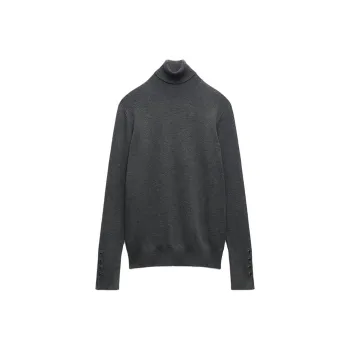 ZARA Knitwear Women's Zebra Print Gray