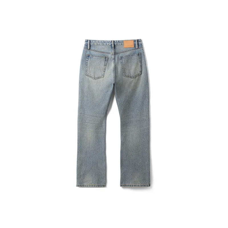 SIMWOOD Jeans Men's Washable Nostalgic Medium Blue-1