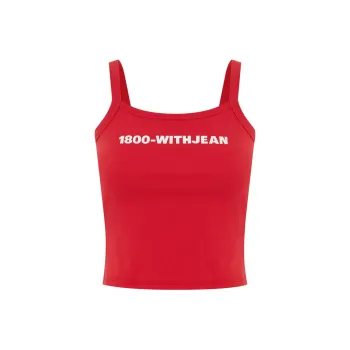 WITH JEAN SS24 1800 Tank Camisole Women's RED/Red