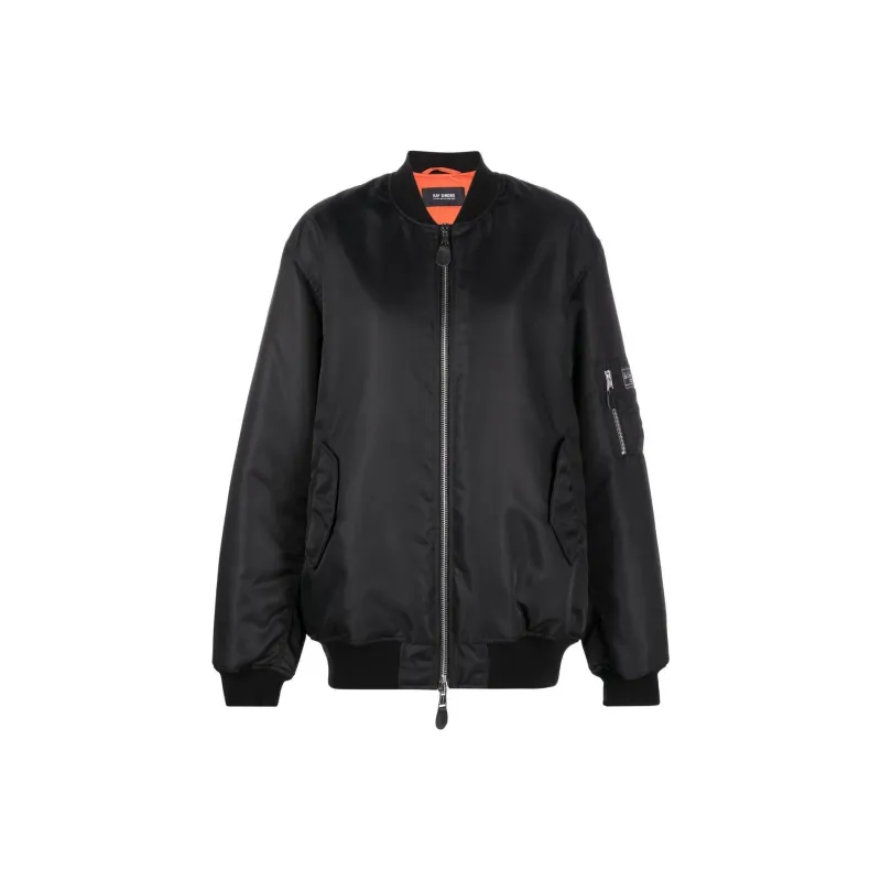 RAF SIMONS Ghost Longline Zip up Bomber Jacket-0