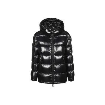 Moncler Maya Short Down Jacket Black