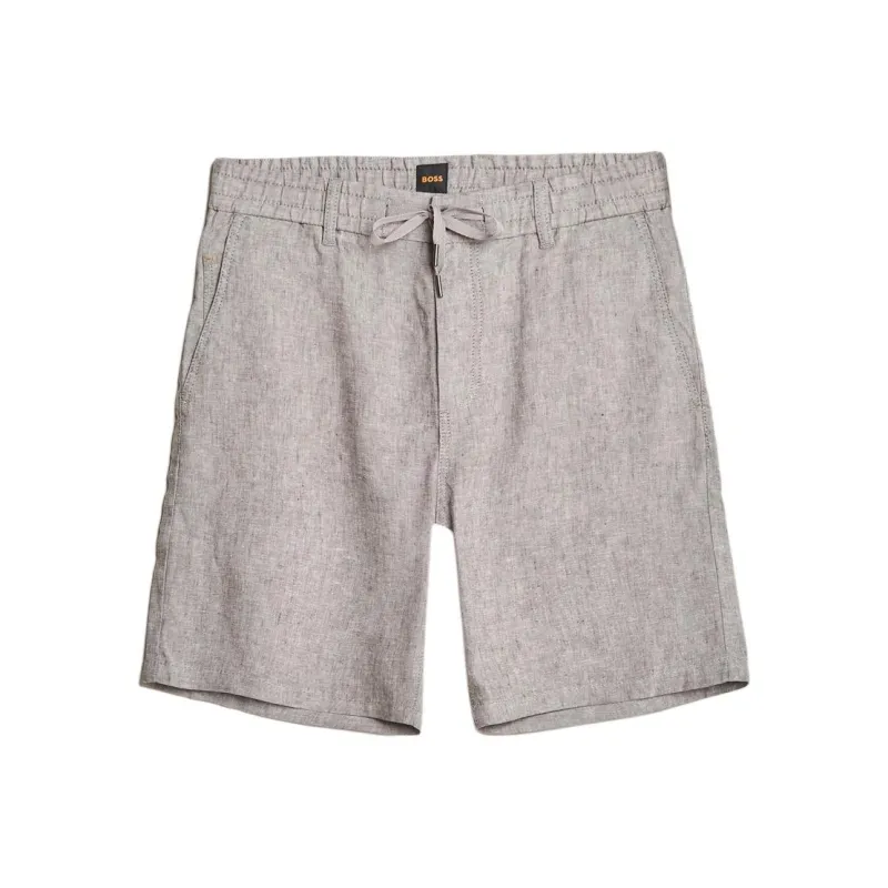 HUGO BOSS Slub Chino Shorts-0