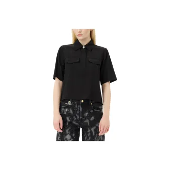 GANNI Twill Blouse