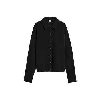 TOTEME Button Up Knitted Shirt