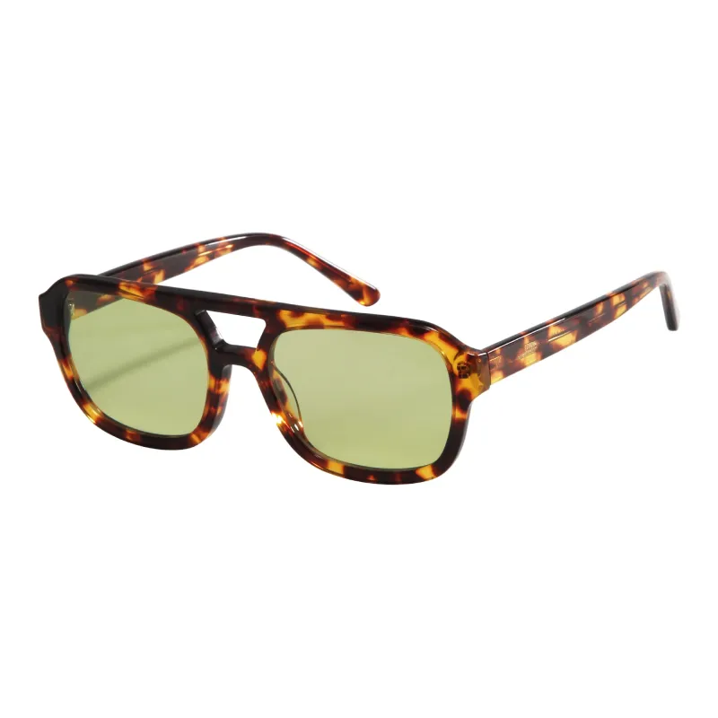 ROLLOTD Plate Frame Rectangular Sunglasses Unisex-4