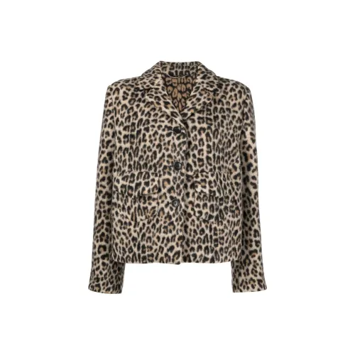 ERMANNO SCERVINO Leopard Print Tailored Blazer
