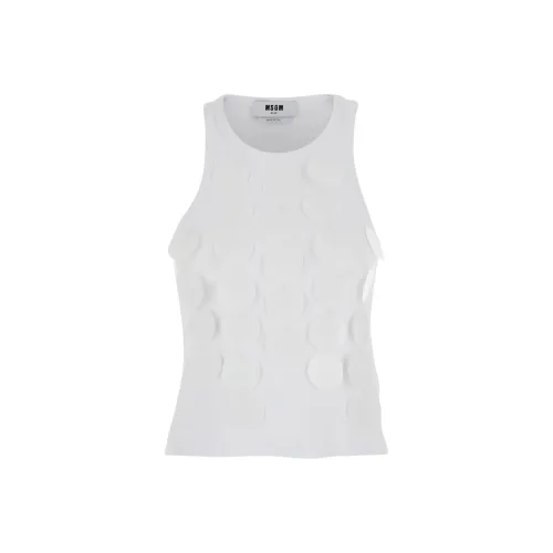 MSGM Chainmail effect Tank Top