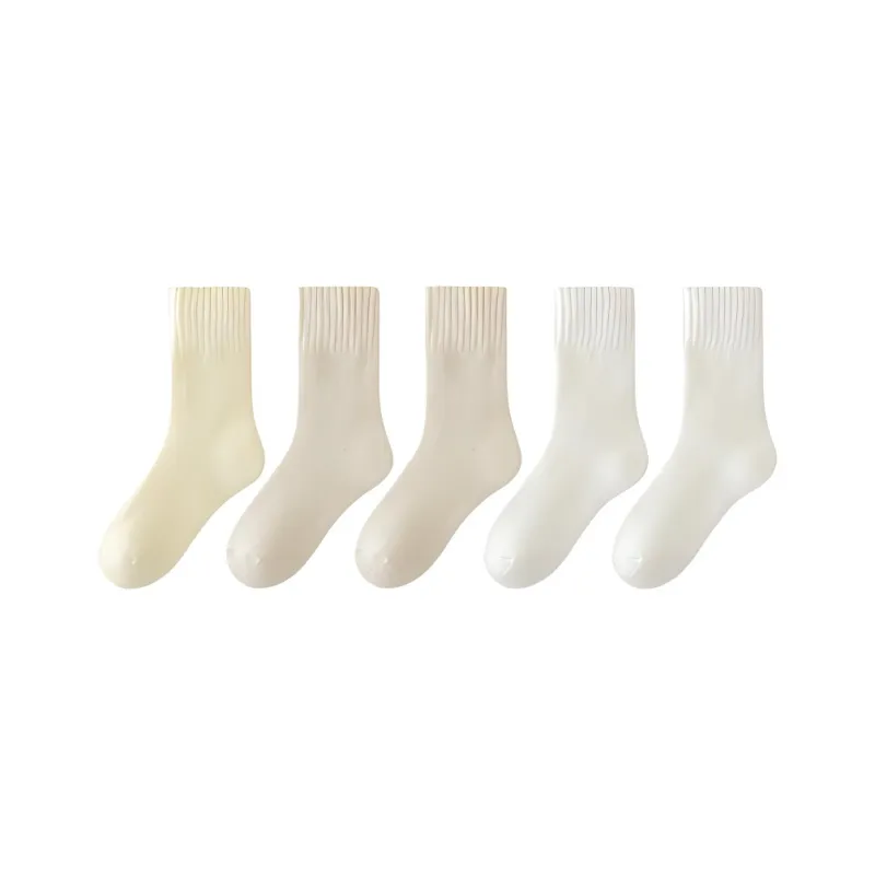 H YXIANG Mid Calf Socks Women's Combo Set-26