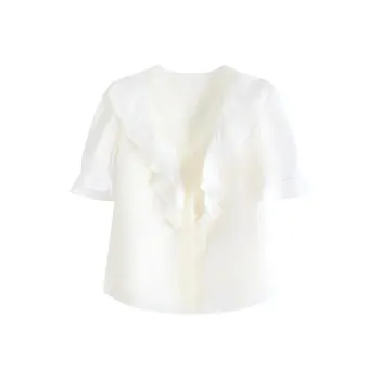ETSE Chiffon Shirts Women's Beige