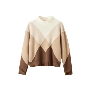 XIANGYING Knitwear Women's Khaki