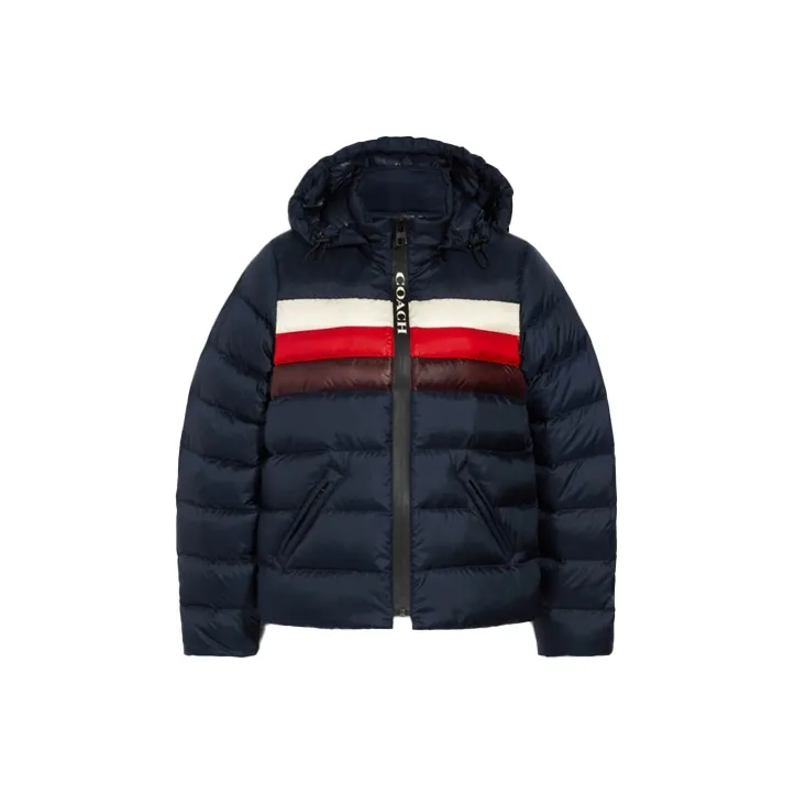COACH Down Jacket Winter Women's Dark Blue-0