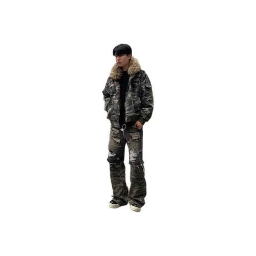 DAFK Jeans Men's Black Camouflage 
