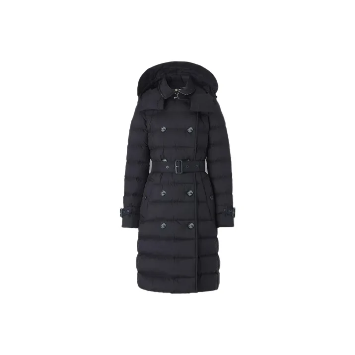Burberry Down Jacket Women's Navy Black-0