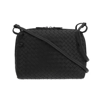 Bottega Veneta Sheepskin Shoulder Bag Women's Black