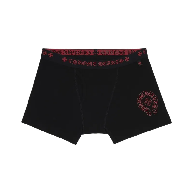 Chrome Hearts Short Boxer Brief Black/Red-0