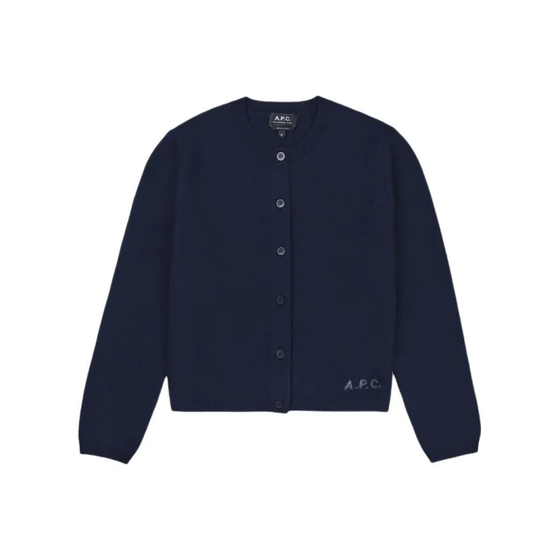 A.P.C Mila Button Up Knitted Cardigan-0