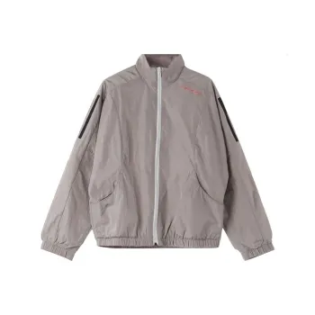 adidas Women'ss Side Stripe Casual Sport Jacket Gray