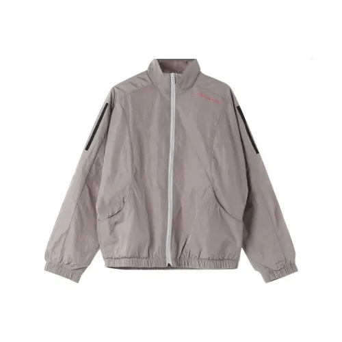 adidas Women'ss Side Stripe Casual Sport Jacket Gray
