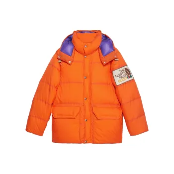 GUCCI X The North Face Padded Jacket Orange