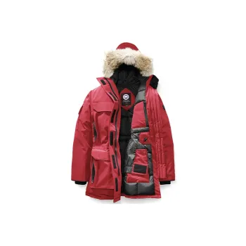 Canada Goose Women's Expedition Heritage Parka Jacket Classic Fit Red