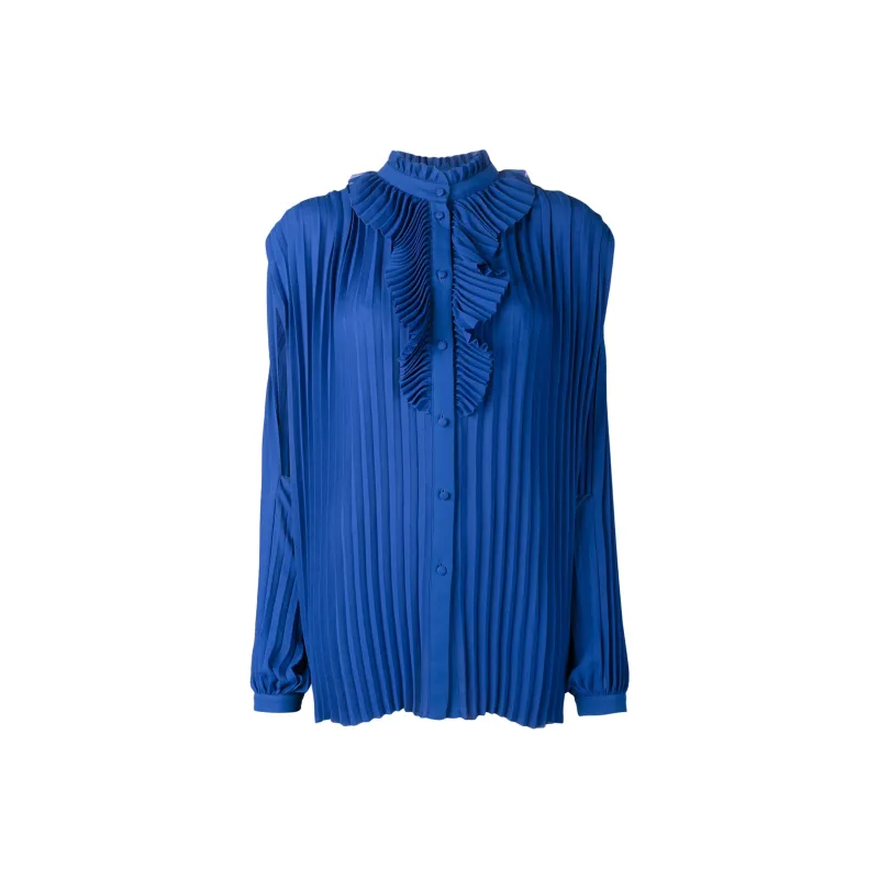 Balenciaga Pleated Multi-styling Blouse-0